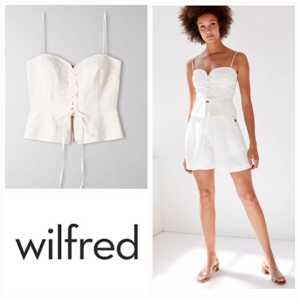 Wilfred White Corset Top